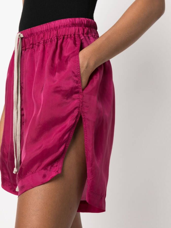 Rick Owens Shorts met trekkoord Roze