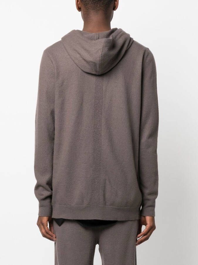 Rick Owens Hoodie met trekkoord Grijs