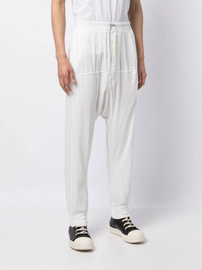 Rick Owens DRKSHDW Broek met trekkoord Wit