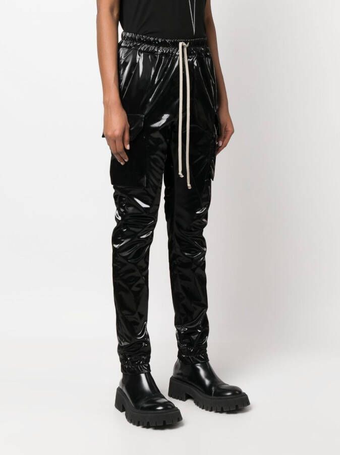 Rick Owens DRKSHDW Broek met trekkoord Zwart