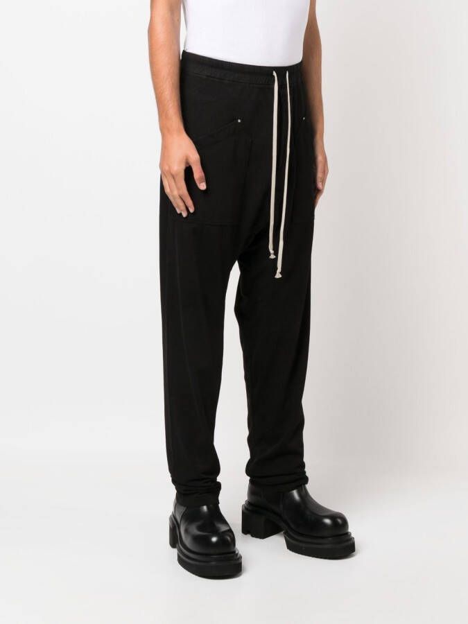 Rick Owens DRKSHDW Broek met trekkoordtaille Zwart