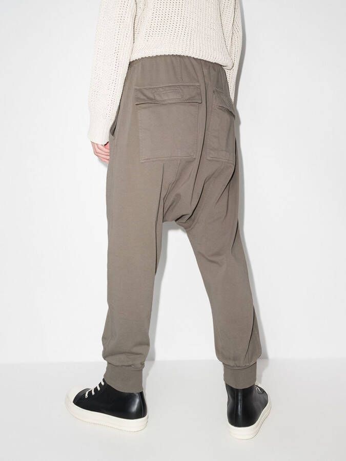 Rick Owens DRKSHDW Broek met verlaagd kruis Beige