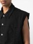 Rick Owens DRKSHDW Bodywarmer met knopen Zwart - Thumbnail 5