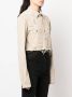Rick Owens Cropped shirtjack Beige - Thumbnail 3