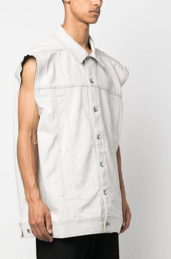 Rick Owens DRKSHDW Denim spencer Grijs