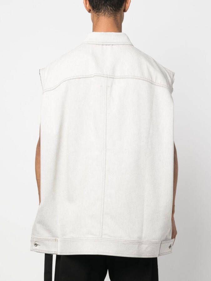Rick Owens DRKSHDW Denim spencer Grijs