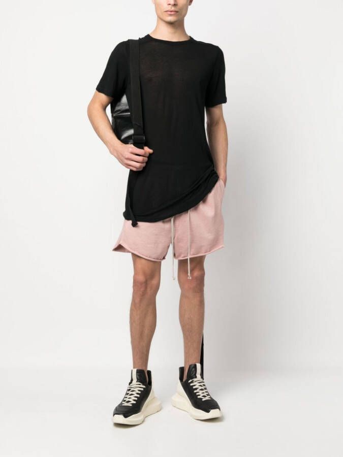 Rick Owens DRKSHDW Trainingsshorts met trekkoord Roze