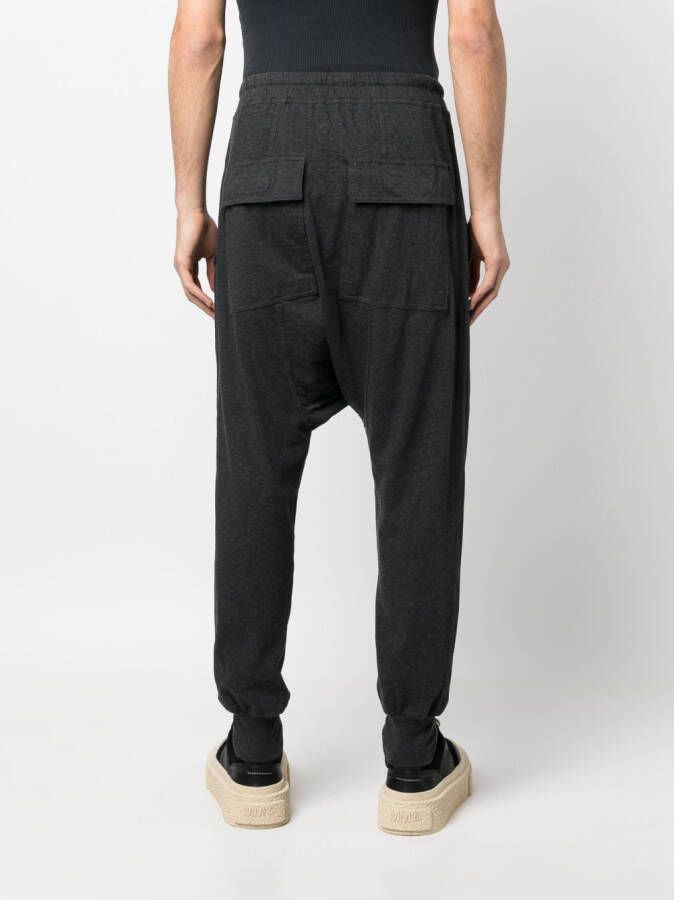 Rick Owens DRKSHDW Trainingsbroek met verlaagd kruis Grijs