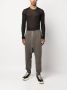 Rick Owens DRKSHDW Trainingsbroek met verlaagd kruis Bruin - Thumbnail 2
