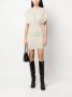 Rick Owens DRKSHDW Mini-jurk met gesmokt detail Beige - Thumbnail 2