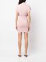 Rick Owens DRKSHDW Mini-jurk met gesmokt detail Roze - Thumbnail 4