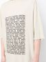 Rick Owens DRKSHDW T-shirt met print Beige - Thumbnail 5