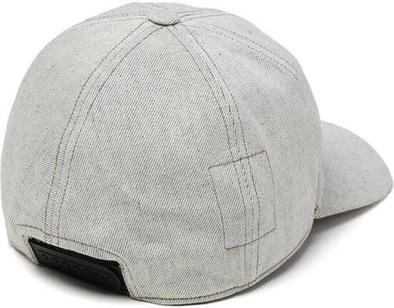 Rick Owens DRKSHDW Honkbalpet met logopatch Beige