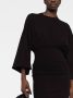 Rick Owens DRKSHDW Jurk met gesmockte taille Zwart - Thumbnail 3