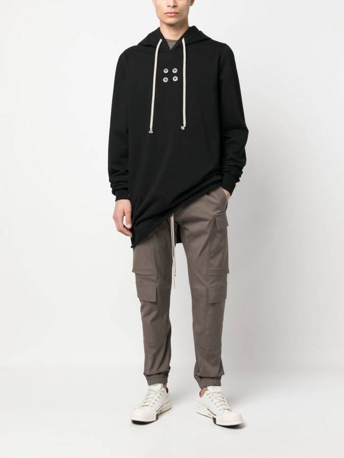 Rick Owens DRKSHDW Katoenen hoodie Zwart