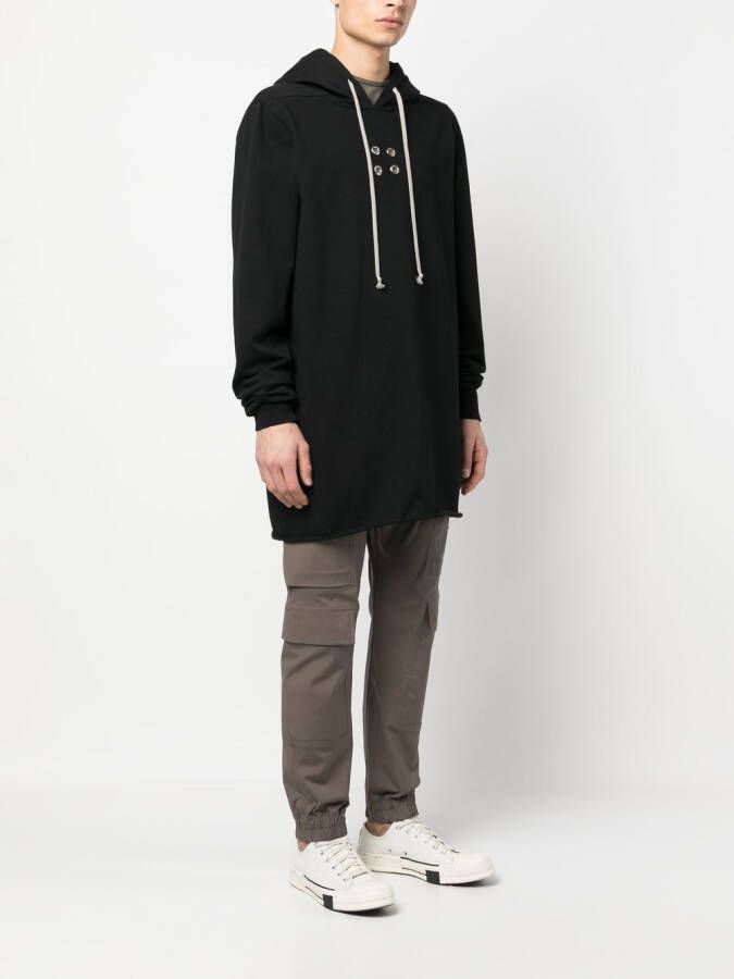 Rick Owens DRKSHDW Katoenen hoodie Zwart