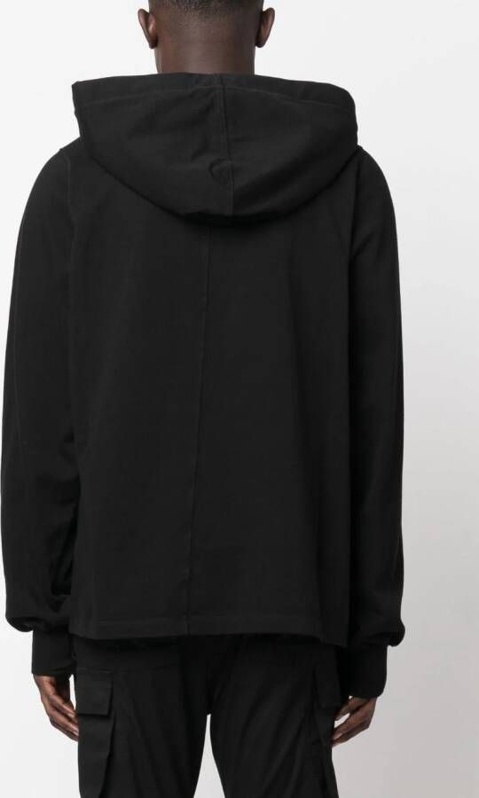 Rick Owens DRKSHDW Katoenen hoodie Zwart