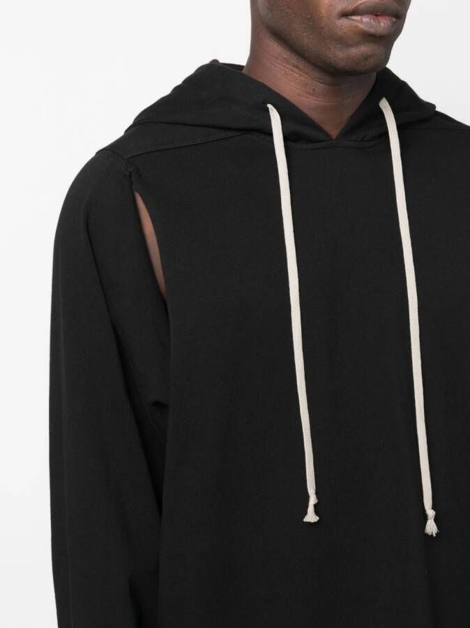 Rick Owens DRKSHDW Katoenen hoodie Zwart