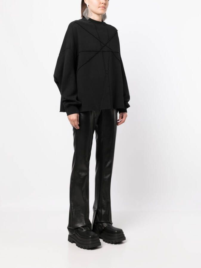 Rick Owens DRKSHDW Katoenen sweater Zwart