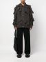 Rick Owens DRKSHDW Gelaagde jack Bruin - Thumbnail 2