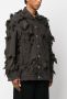 Rick Owens DRKSHDW Gelaagde jack Bruin - Thumbnail 3