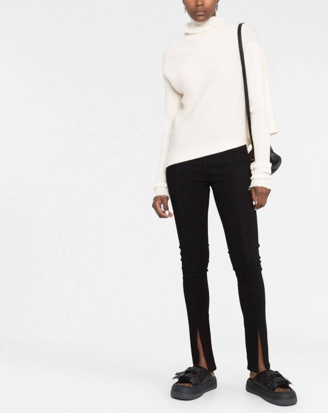 Rick Owens DRKSHDW Legging met zijsplit Zwart