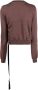 Rick Owens DRKSHDW Cropped sweater Paars - Thumbnail 2