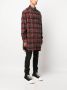 Rick Owens DRKSHDW Geruit overhemd Rood - Thumbnail 3