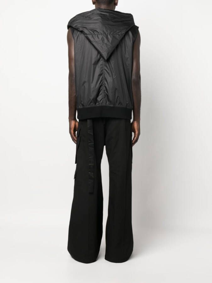 Rick Owens DRKSHDW Hoodie met rits Zwart