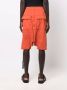 Rick Owens DRKSHDW Shorts met trekkoordtaille Oranje - Thumbnail 4