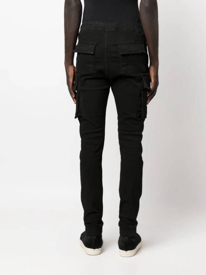 Rick Owens DRKSHDW Slim-fit broek Zwart