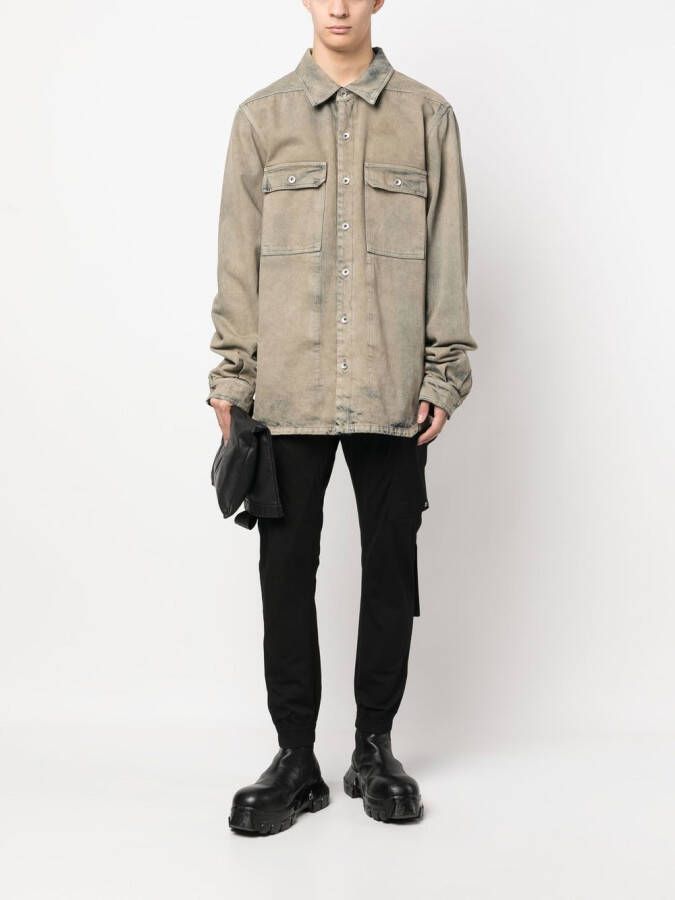 Rick Owens DRKSHDW Shirt van spijkerstof Grijs