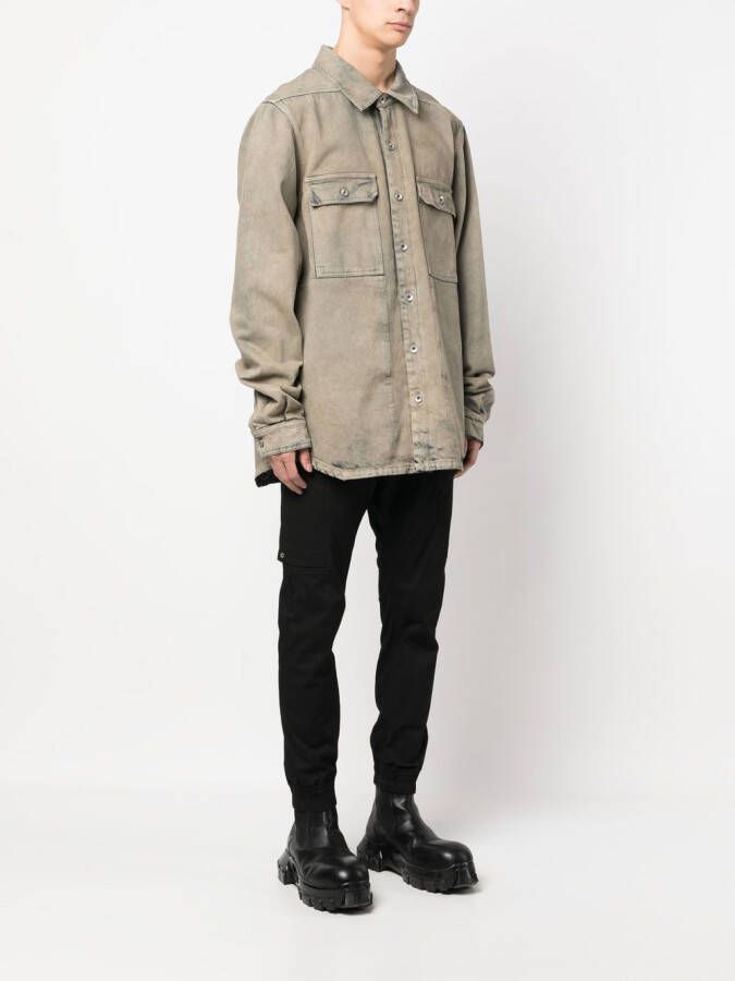 Rick Owens DRKSHDW Shirt van spijkerstof Grijs