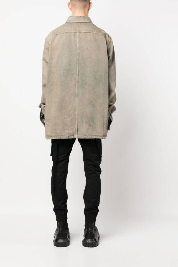 Rick Owens DRKSHDW Shirt van spijkerstof Grijs