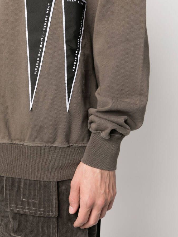 Rick Owens DRKSHDW Sweater met ronde hals Grijs
