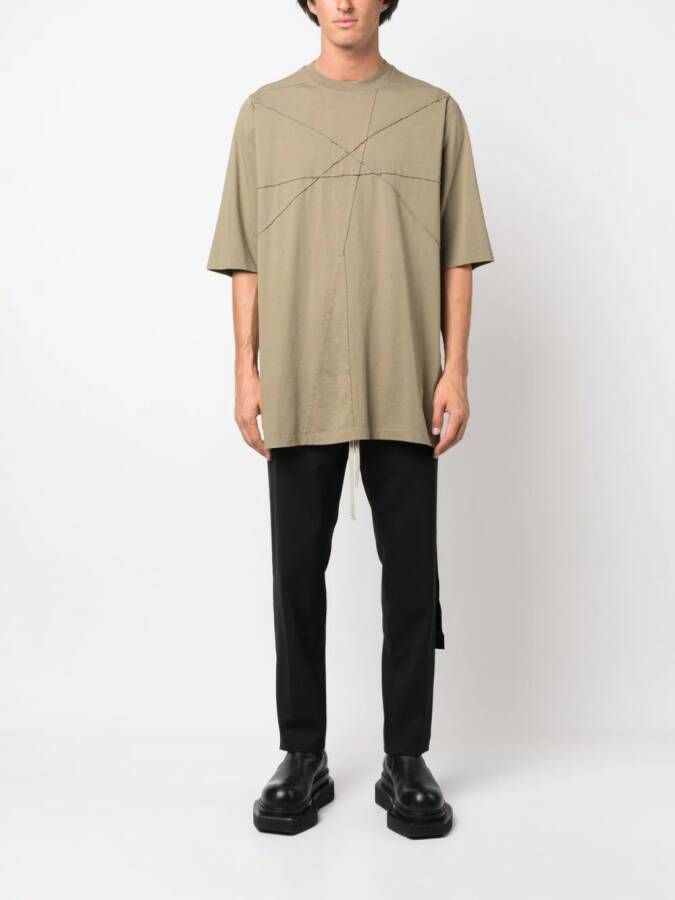 Rick Owens DRKSHDW T-shirt met print Groen