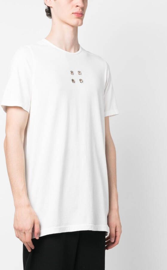 Rick Owens DRKSHDW T-shirt met studs Wit