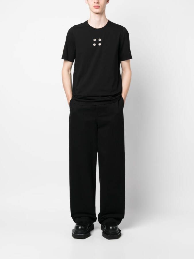 Rick Owens DRKSHDW T-shirt met studs Zwart
