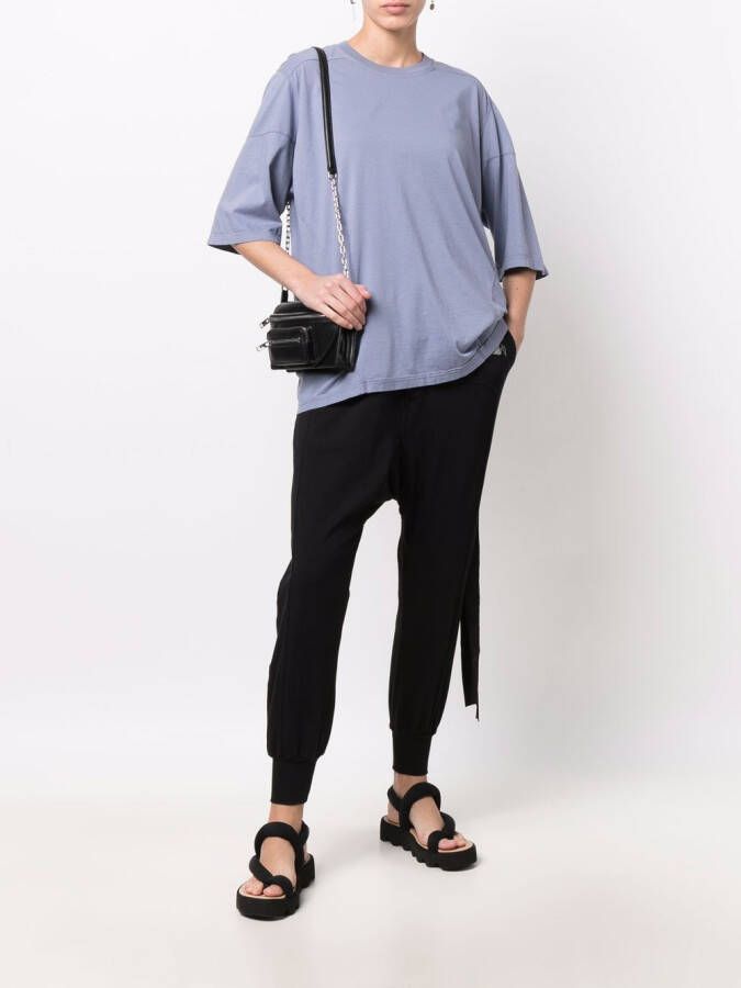 Rick Owens DRKSHDW T-shirt met verlaagde schouders Blauw
