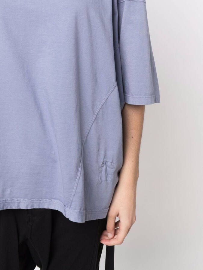 Rick Owens DRKSHDW T-shirt met verlaagde schouders Blauw