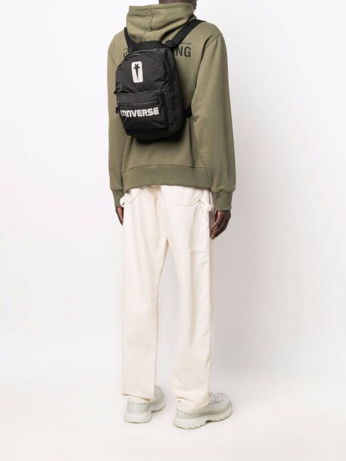 Rick Owens DRKSHDW x Converse rugzak met logoprint Zwart