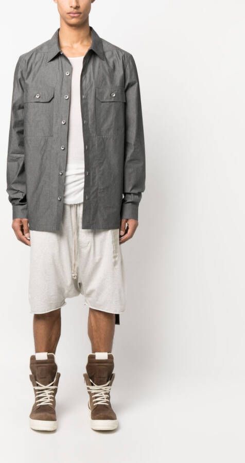 Rick Owens DRKSHDW Shorts met verlaagd kruis Beige