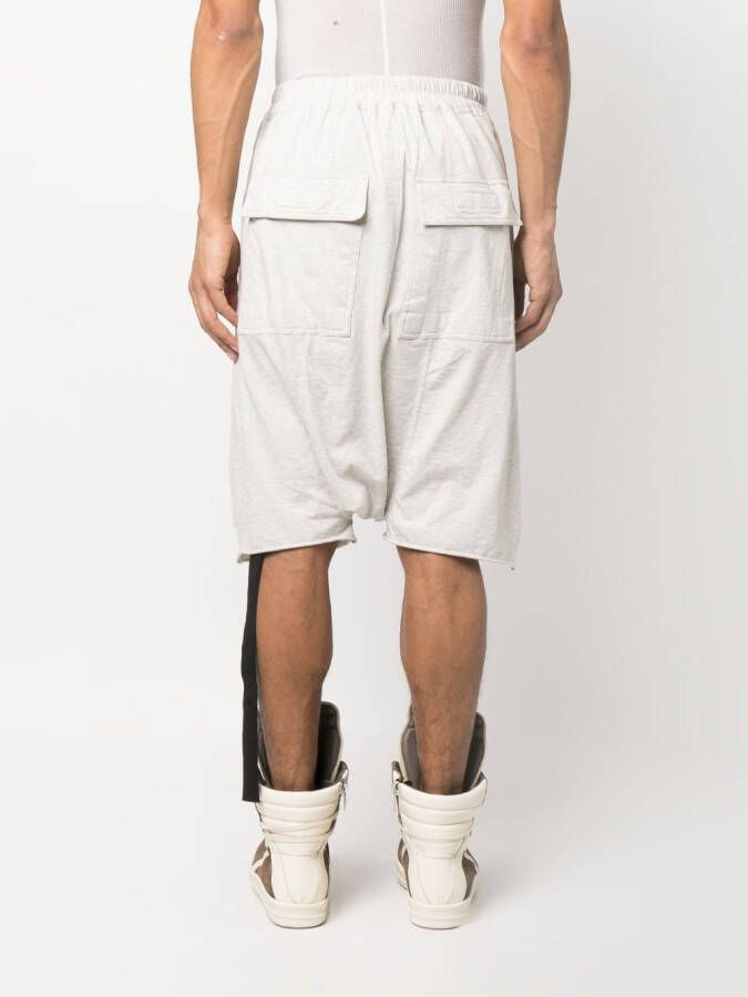 Rick Owens DRKSHDW Shorts met verlaagd kruis Beige