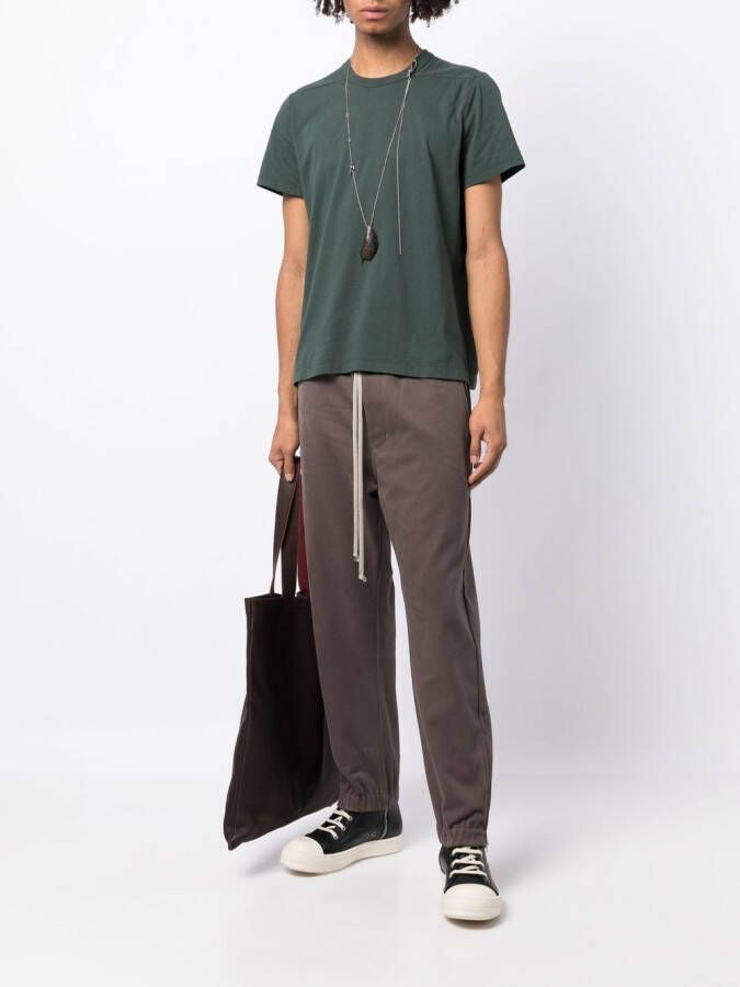 Rick Owens Effen T-shirt Groen