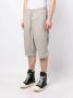 Rick Owens Shorts met verlaagd kruis Grijs - Thumbnail 3