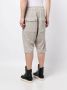 Rick Owens Shorts met verlaagd kruis Grijs - Thumbnail 4