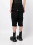 Rick Owens Shorts met verlaagd kruis Zwart - Thumbnail 4