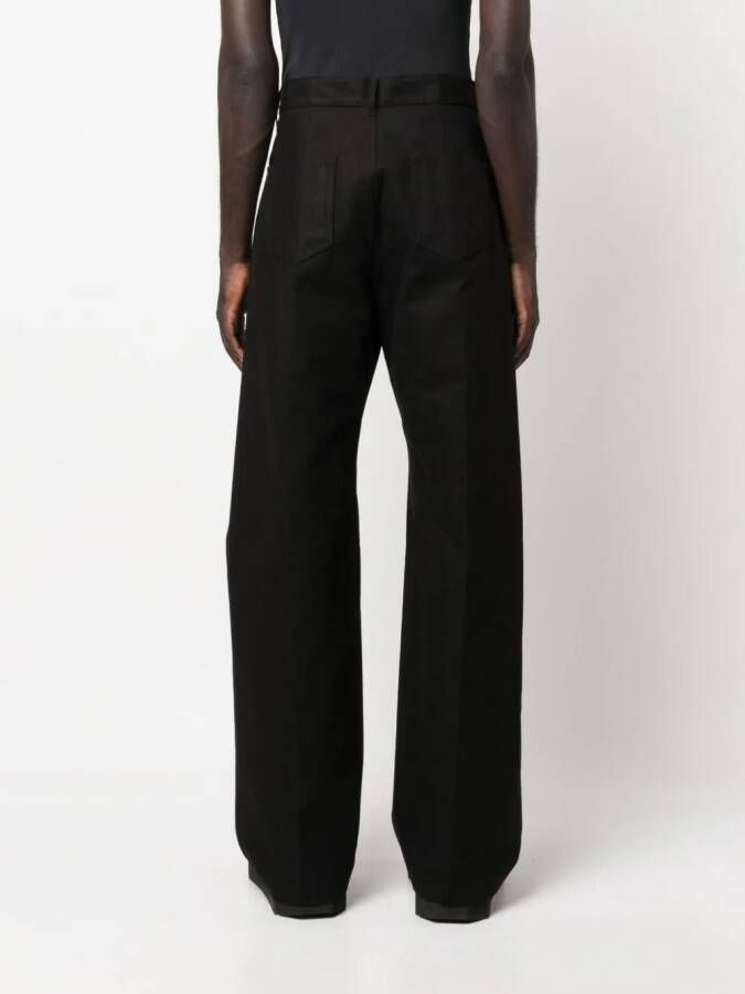 Rick Owens Flared broek Zwart