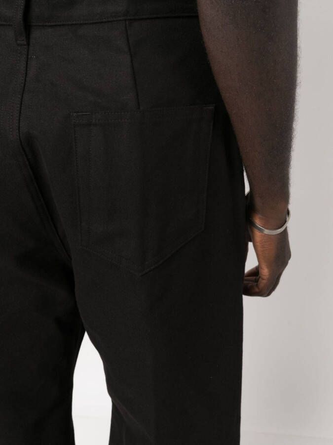 Rick Owens Flared broek Zwart