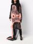 Rick Owens Gebreide poncho Zwart - Thumbnail 2